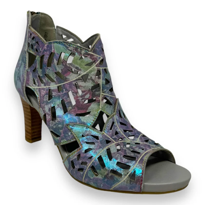 Sports Tights Shoes Heels Block By Spring Step In Multi-colored, Size: 8.5