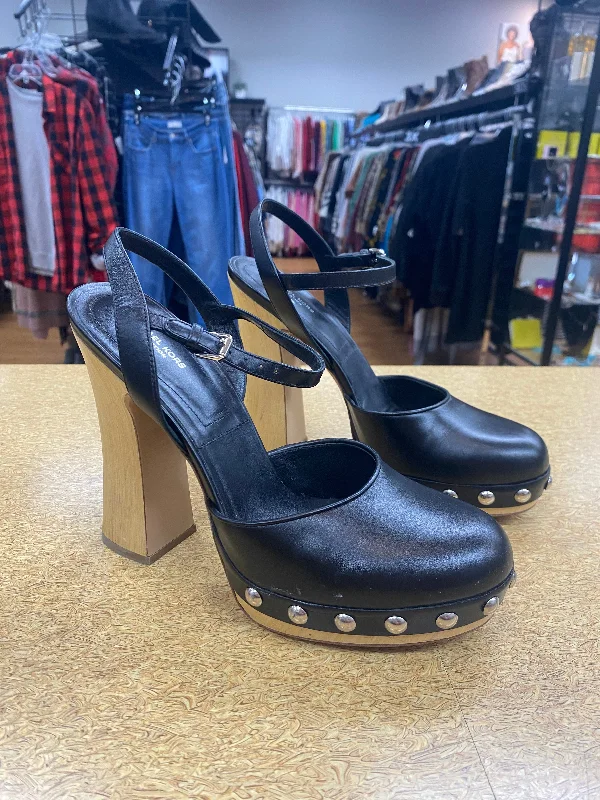 Fashionable and versatile Shoes Heels Block By Michael Kors Collection In Black, Size: 10