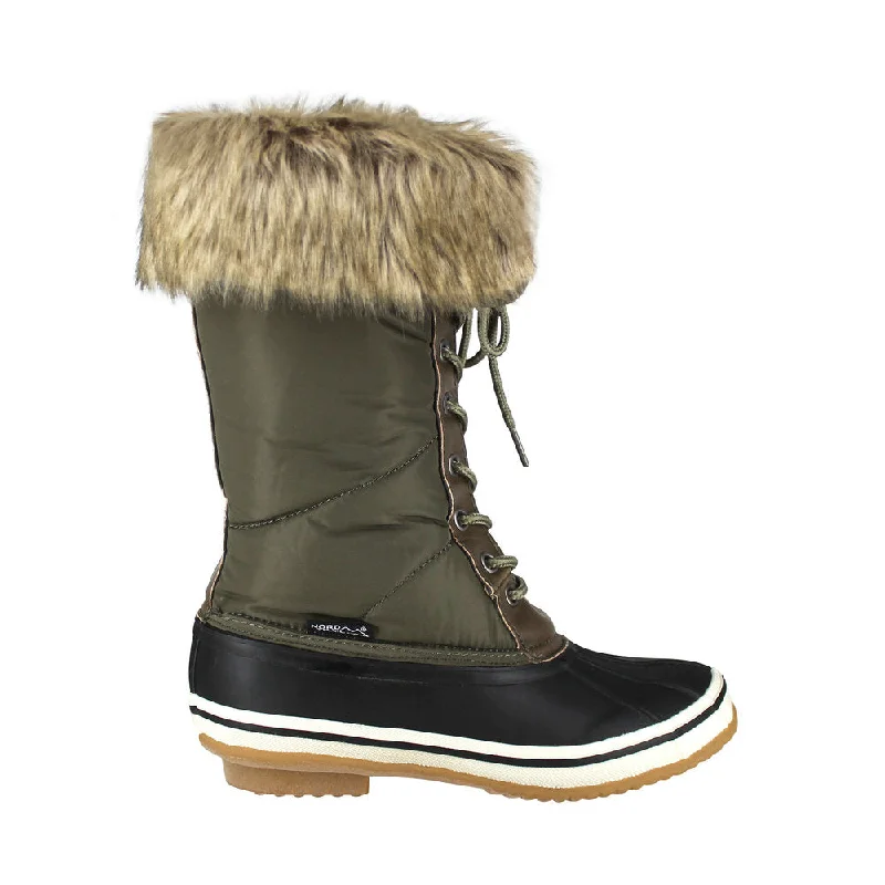 High-quality Fabrics Nord Trail Women's Emma Khaki 200g Thinsulate® Insulation 13" Winter Snow Boot