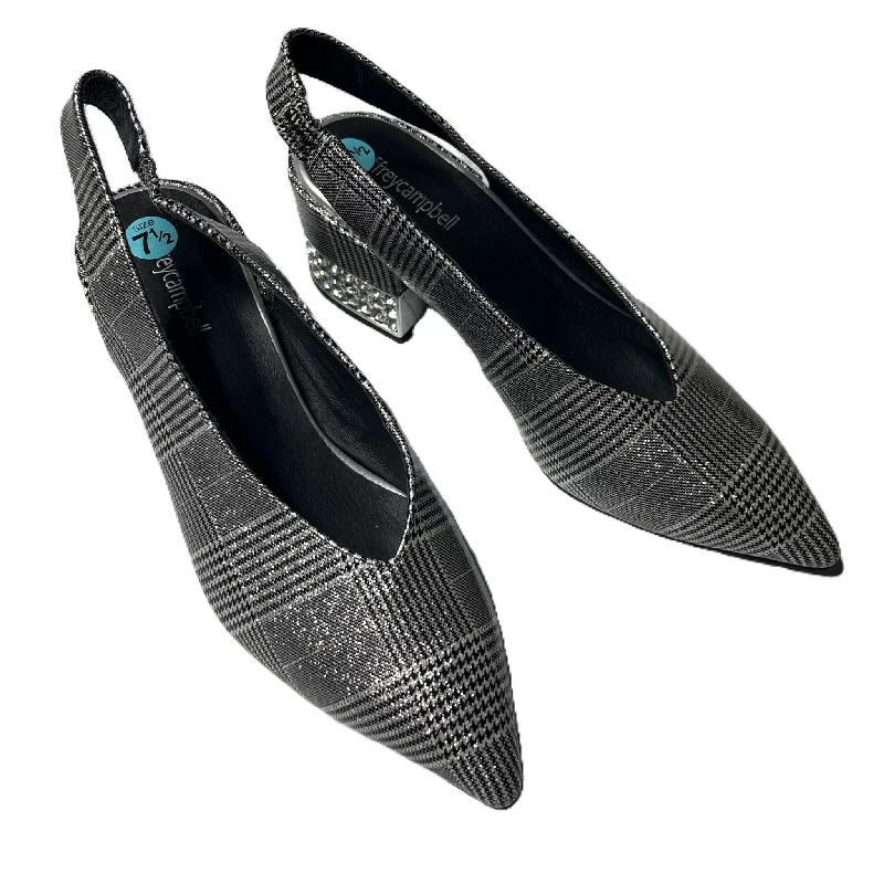 New Products Shoes Heels Block By Jeffery Campbell In Silver, Size: 7.5