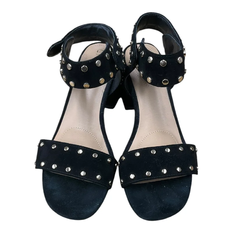 Casual Street Shoes Heels Block By Chicos In Black, Size: 6