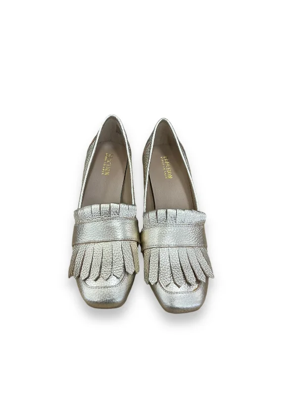 Wandering freely Shoes Heels Block By Kenneth Cole In Gold, Size: 9