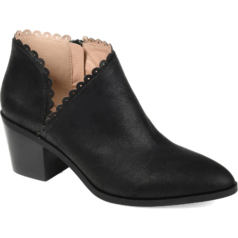 Warm And Comfortable Journee Collection Womens Tessa Scalloped Booties Ankle Boots