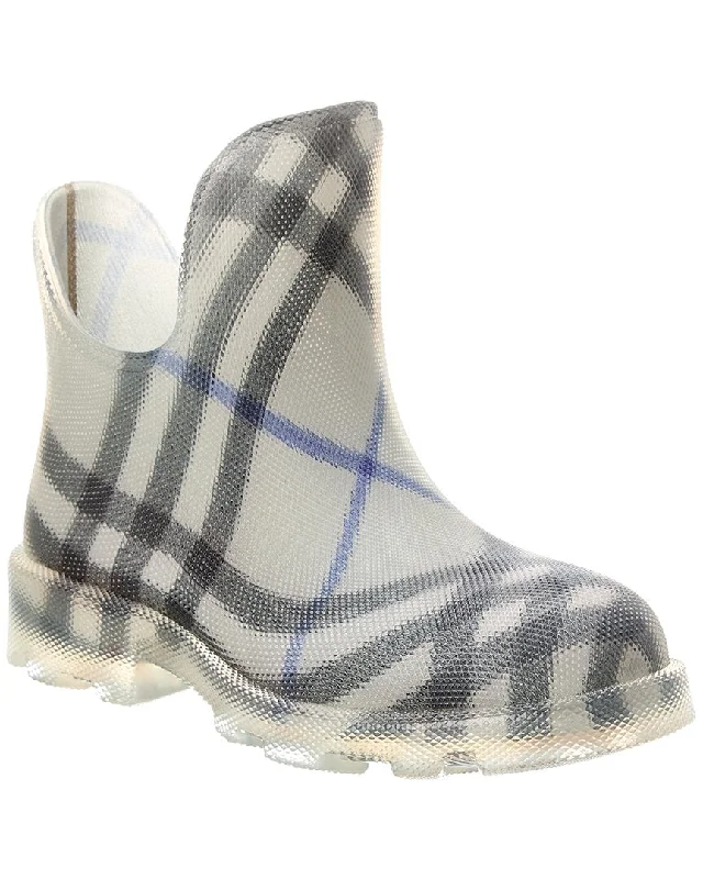 Sports Yoga Style Burberry Marsh Vintage Check Rubber Rain Boot