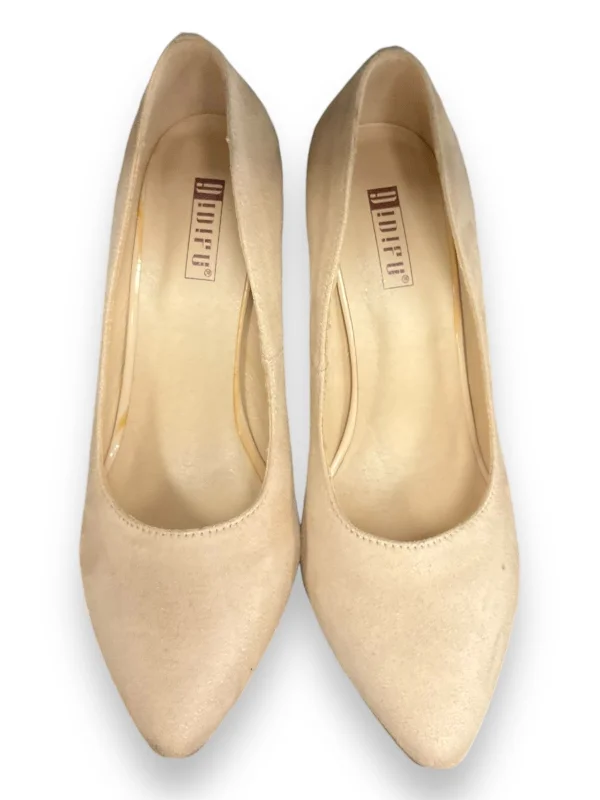 Diamond Series Shoes Heels Block By Clothes Mentor In Nude, Size: 7