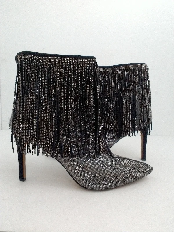 Ultra-lightweight INC International Concepts Women's Silver Booties Size 10M