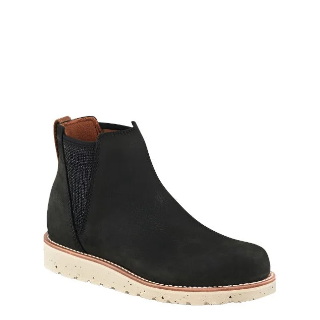 Sports Jacket Setter Fifty Women’s 6’’ Pull On Leather Boot - Black
