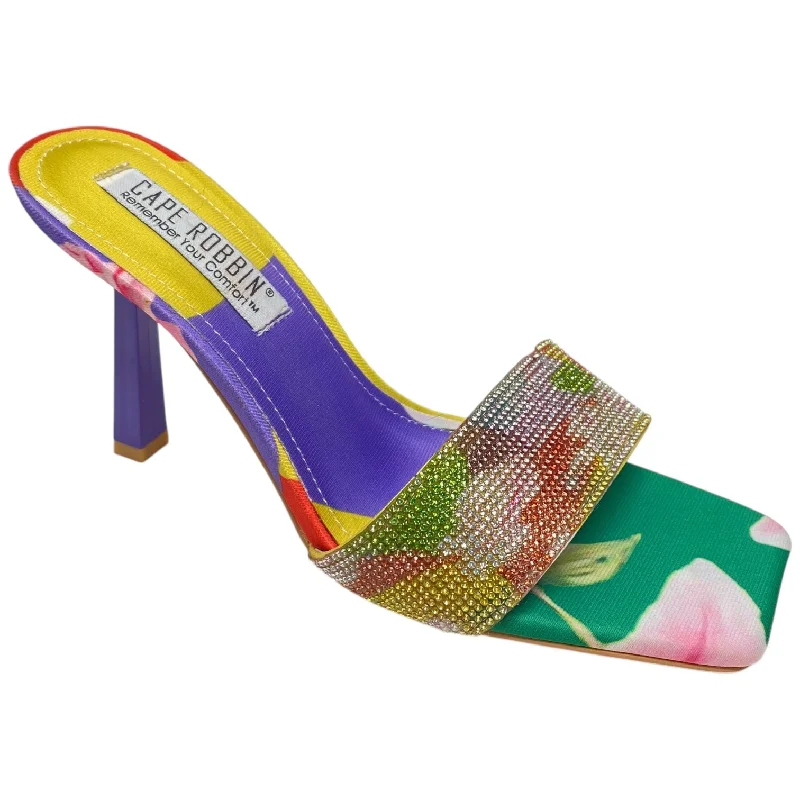 Romantic And Fresh Shoes Heels Stiletto By Clothes Mentor In Multi-colored, Size: 7.5