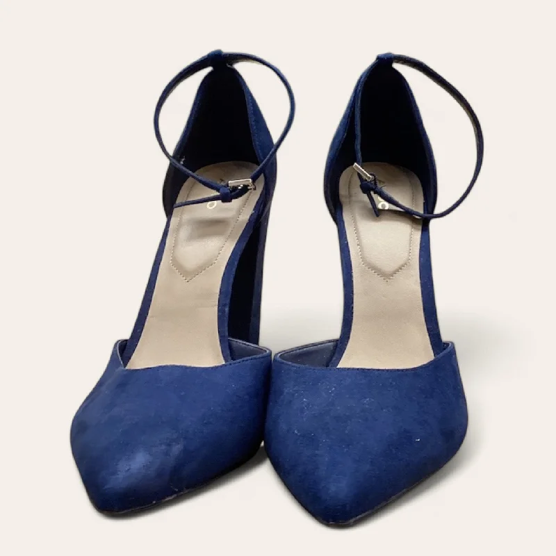 Innovative Design Shoes Heels Block By Aldo In Navy, Size: 11