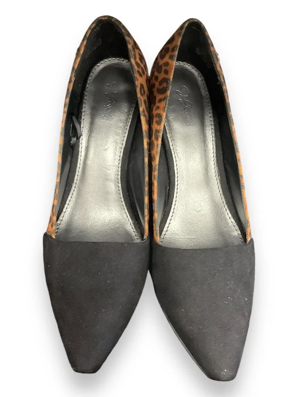 Comfortable and simple Shoes Heels Stiletto By Jaclyn Smith In Animal Print, Size: 9