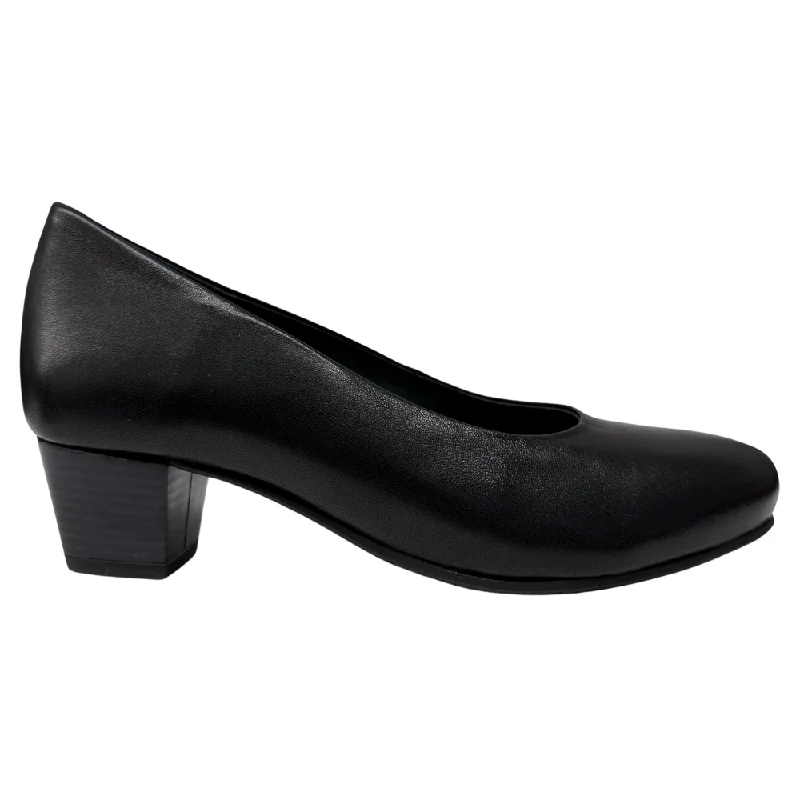 Cool Summer Wolky Heathrow Black Leather Pump Shoe (Women's)