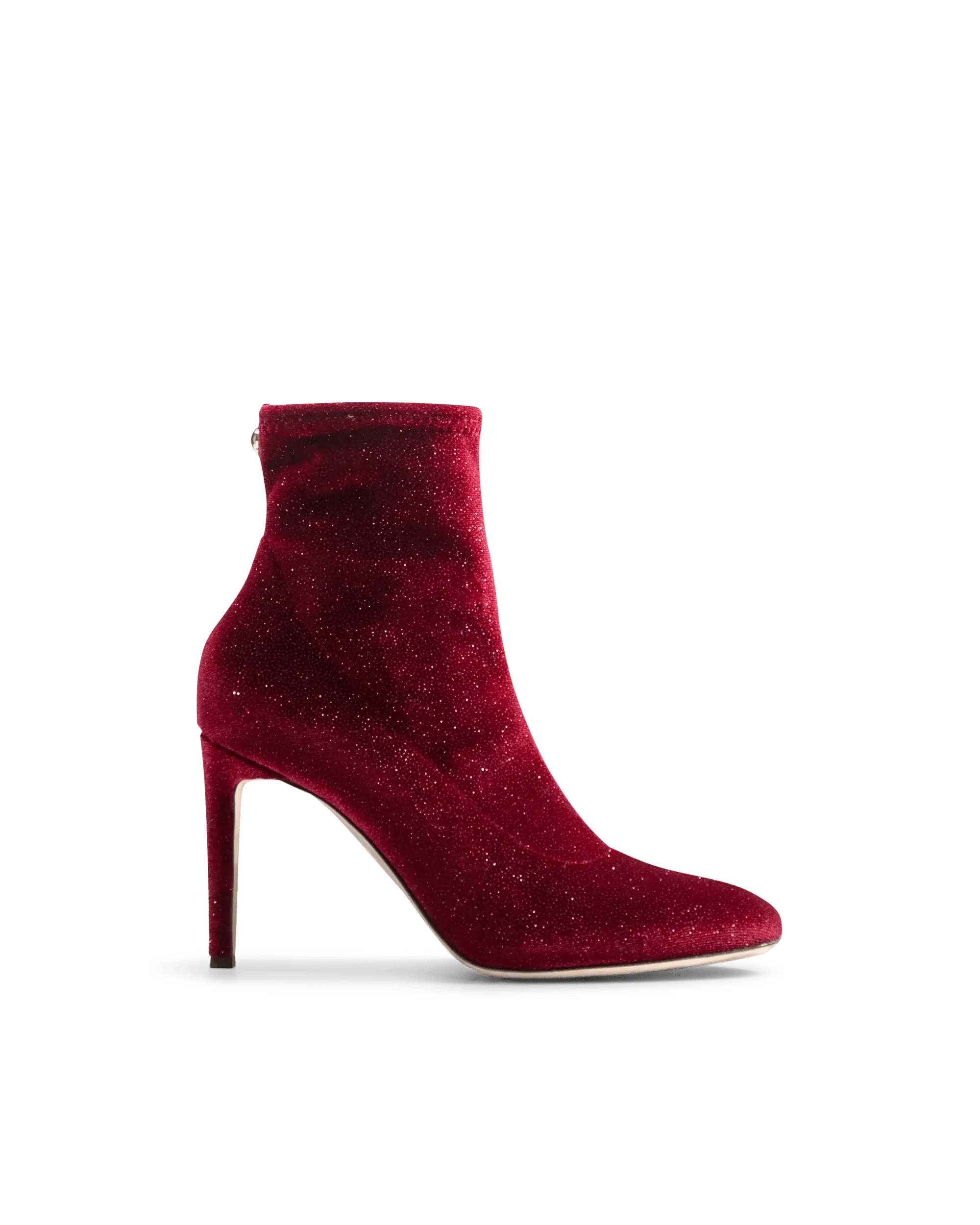 Warm Winter Series Glittery Stretch Heeled Boot