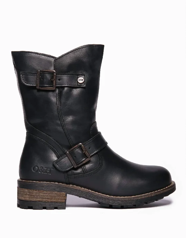 Single item design Women's Crest Demi Boot In Black