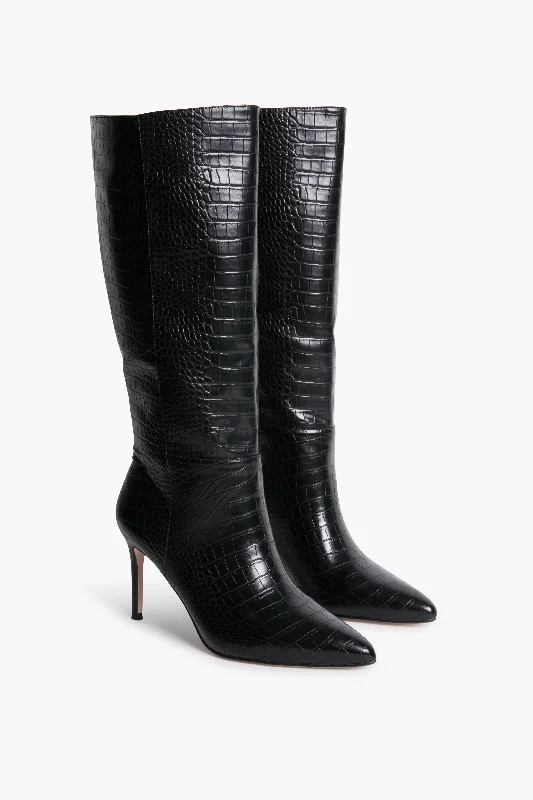 Cool Breeze At Night Black Alina Boots