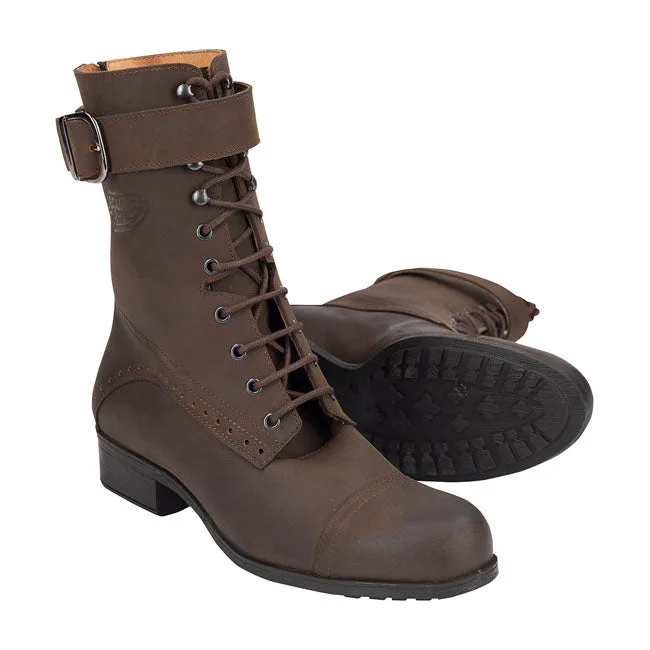 Sports Casual Style Segura Doria Ladies Boots Brown