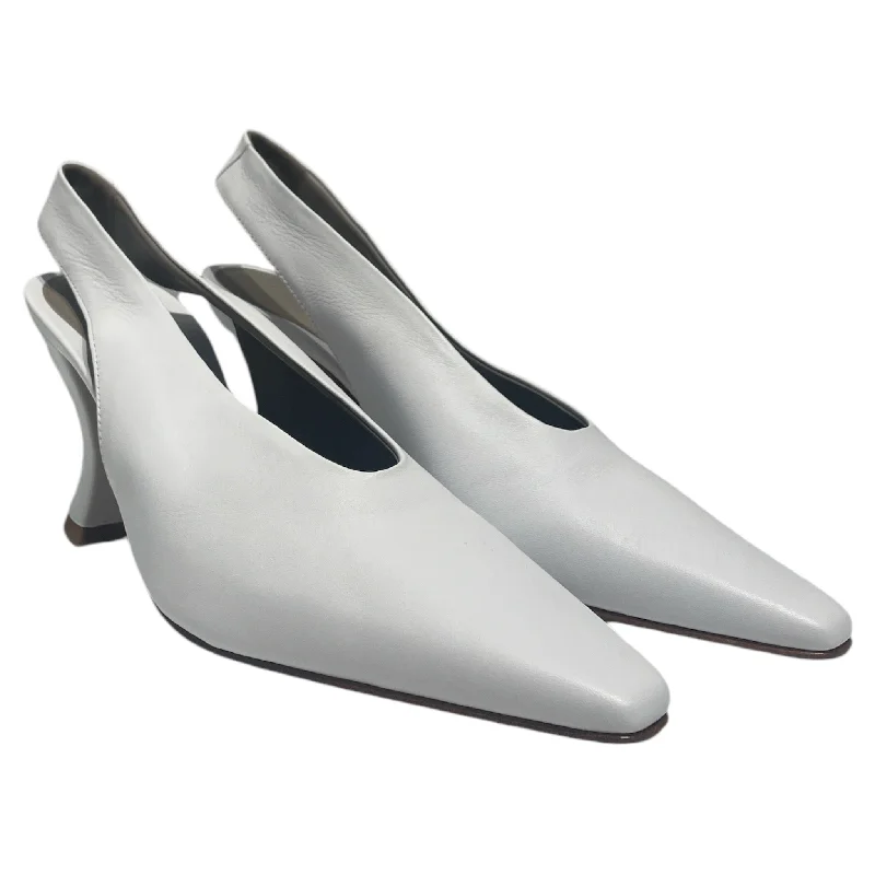 Cool Breeze At Night BOTTEGA VENETA/Heels/US 8/Leather/WHT/Almond leather heels