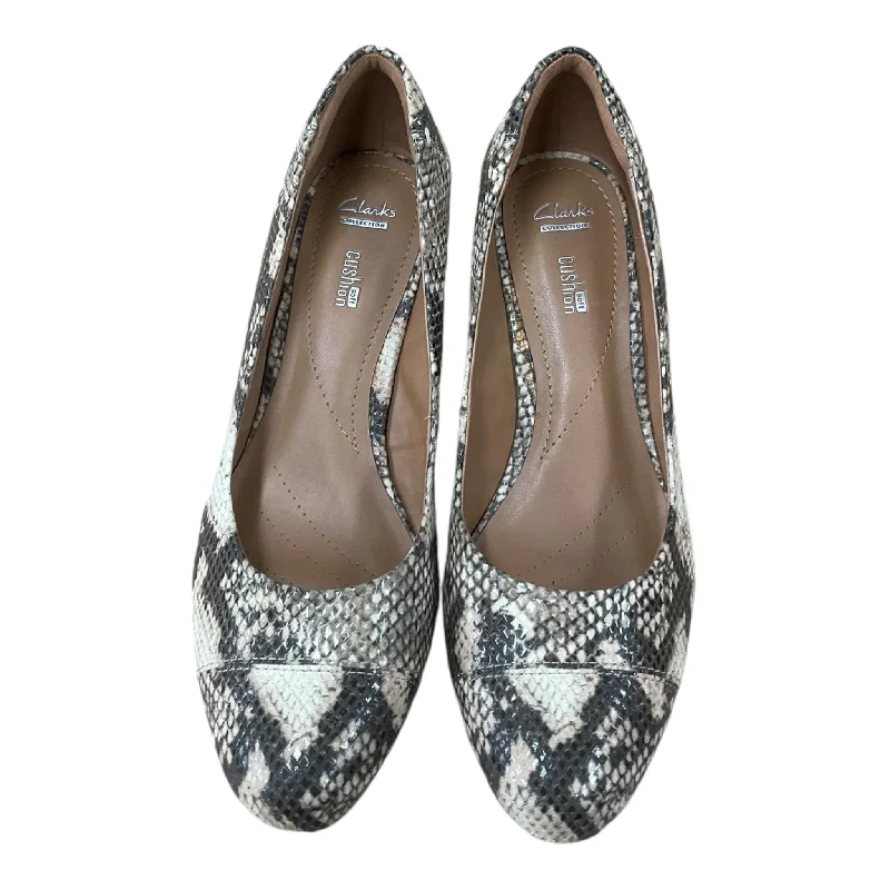 Advanced Customization Shoes Heels Block By Clarks In Animal Print, Size: 11