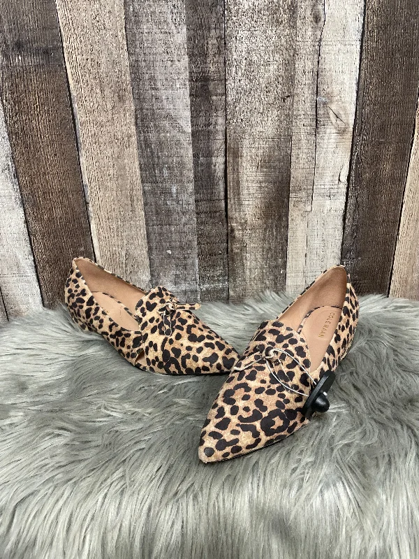 Street Style Suit Shoes Heels Block By Cole-haan In Animal Print, Size: 10