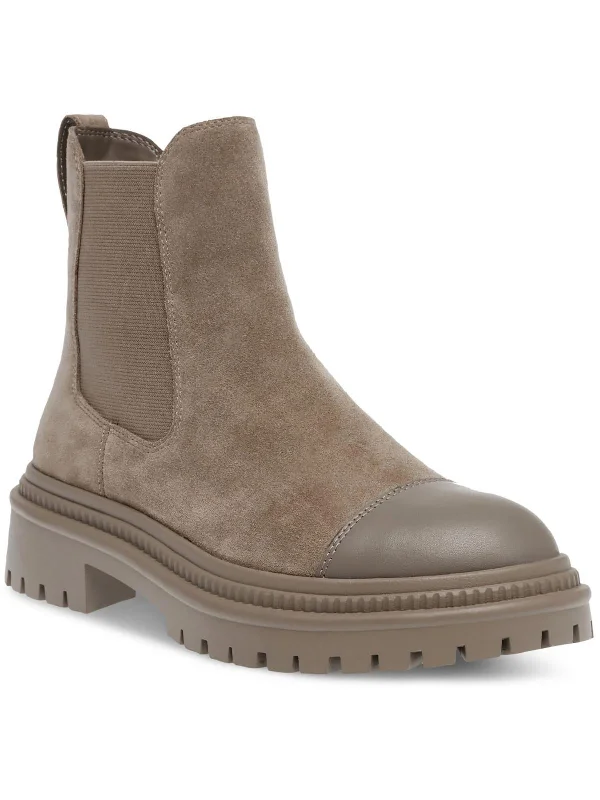 Trendy and versatile Mayslie Womens Leather Ankle Boots