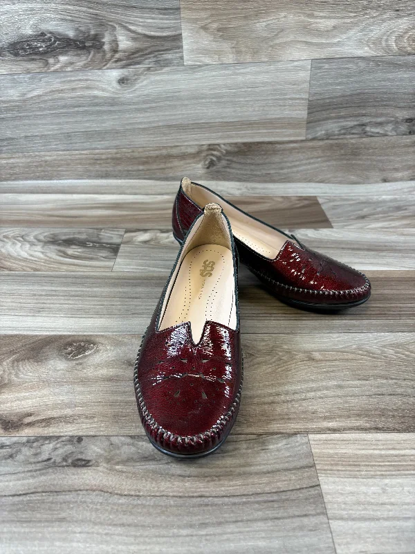 Wearable At Home Or Out Shoes Heels Block By Sas In Red, Size: 7.5