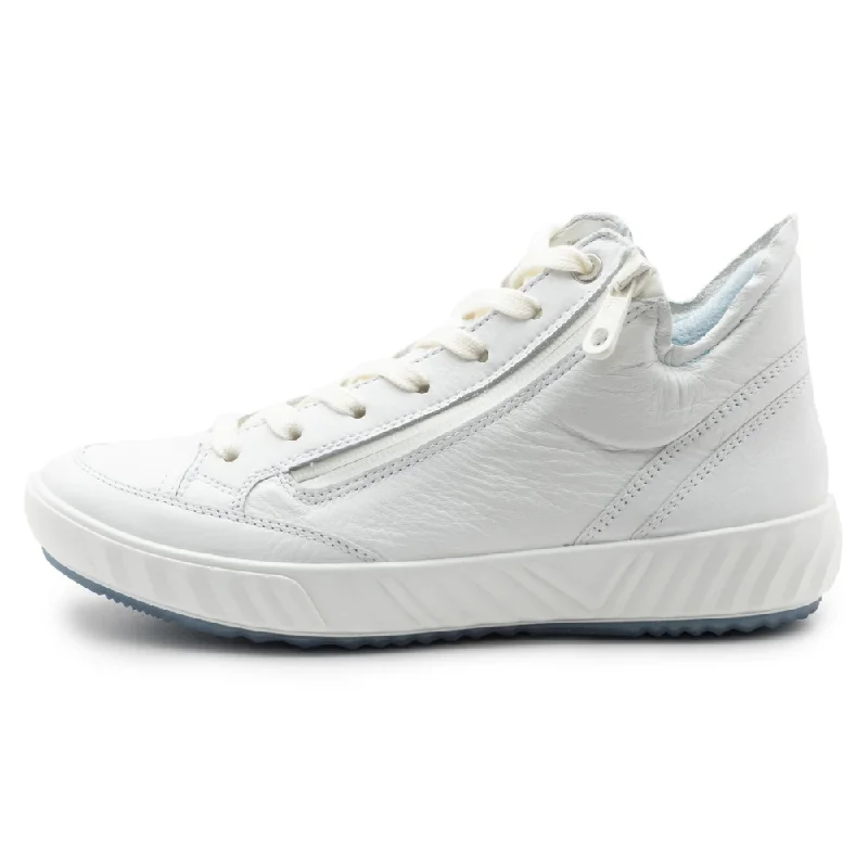 Party Wear Ara Aurora Hi White Leather Boot (Women's)