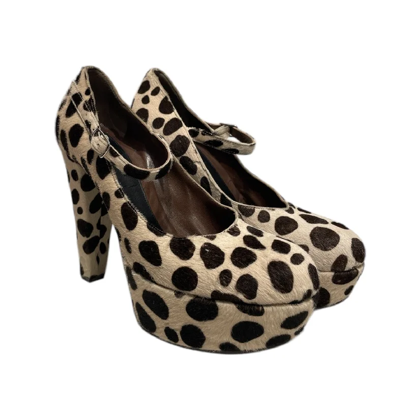 Classic Style MARNI/Heels/EU 38/Animal Pattern/Mohair/CML/