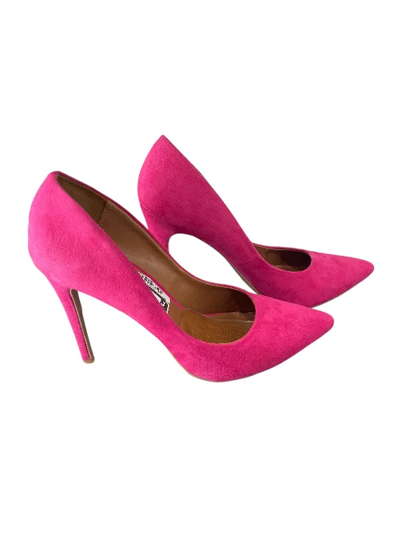 Fashionable sports Shoes Heels Stiletto By Steve Madden In Pink, Size: 8.5