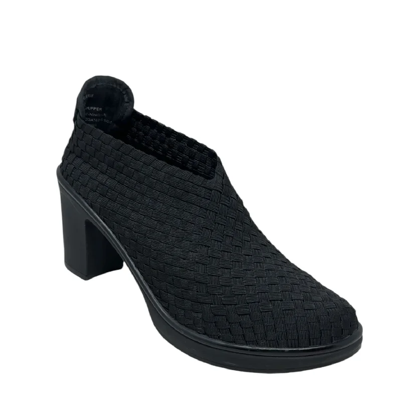 Noble Temperament Elizah Woven Round Toe Pumps By Steve Madden In Black, Size: 8