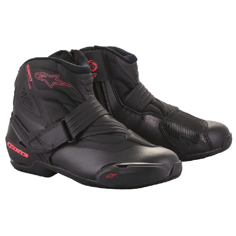 Single-shoulder Neck Design Alpinestars Stella SMX-1 R V2 Ladies Boots Black / Diva Pink