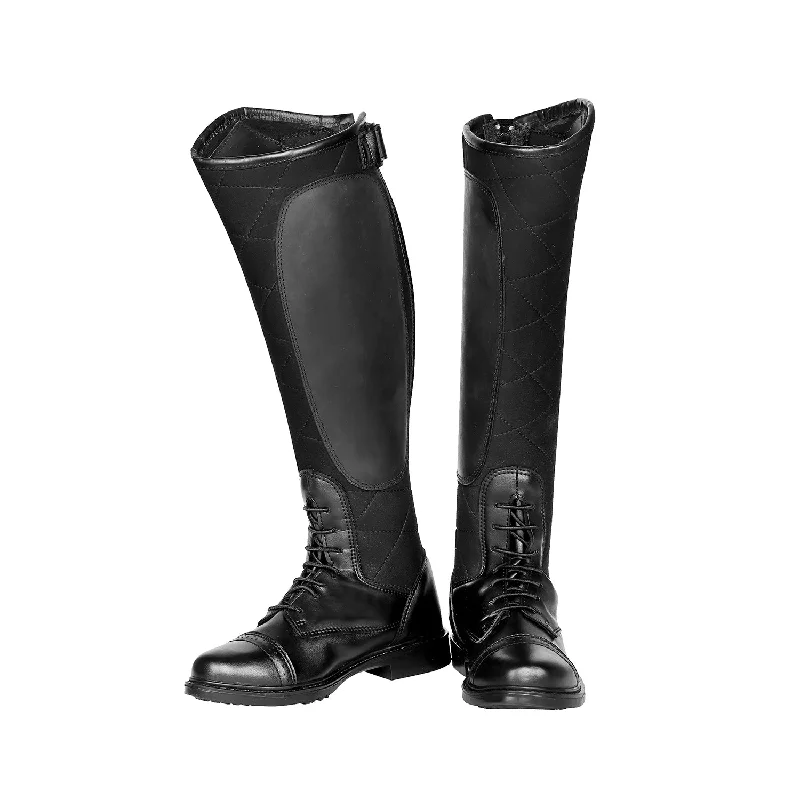 High-end Fabrics TuffRider Ladies Alpine Quilted Field Boots in Synthetic Leather