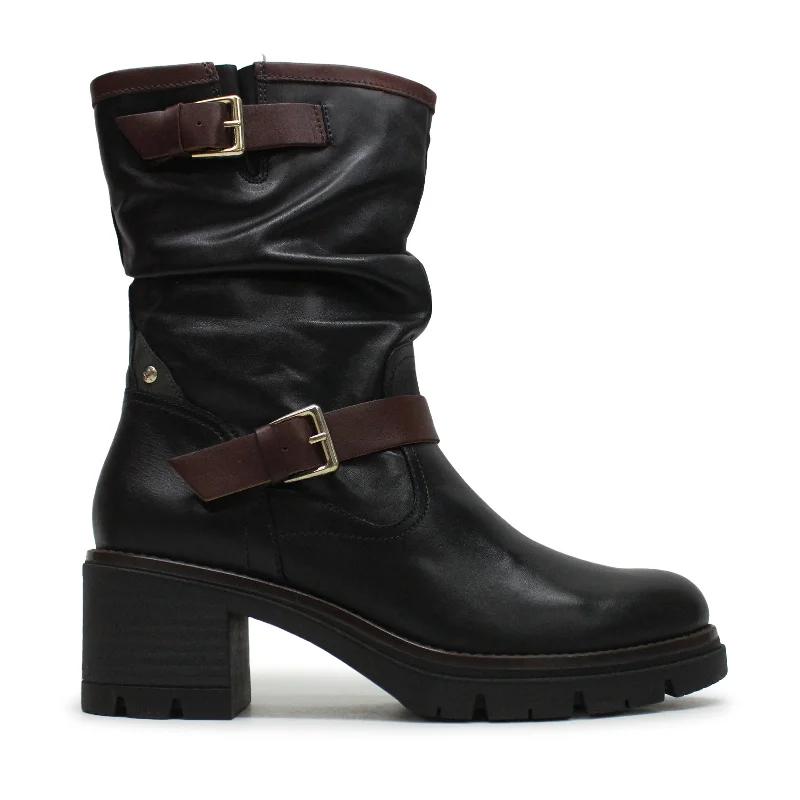 Elegant Style Soria W0B Leather Women's Heels Boots