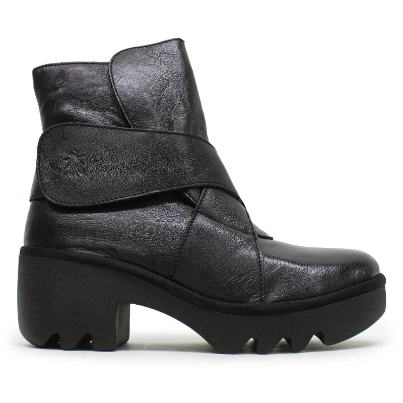 Cool Summer TEFA532FLY Mousse Leather Women's Slip On Boots