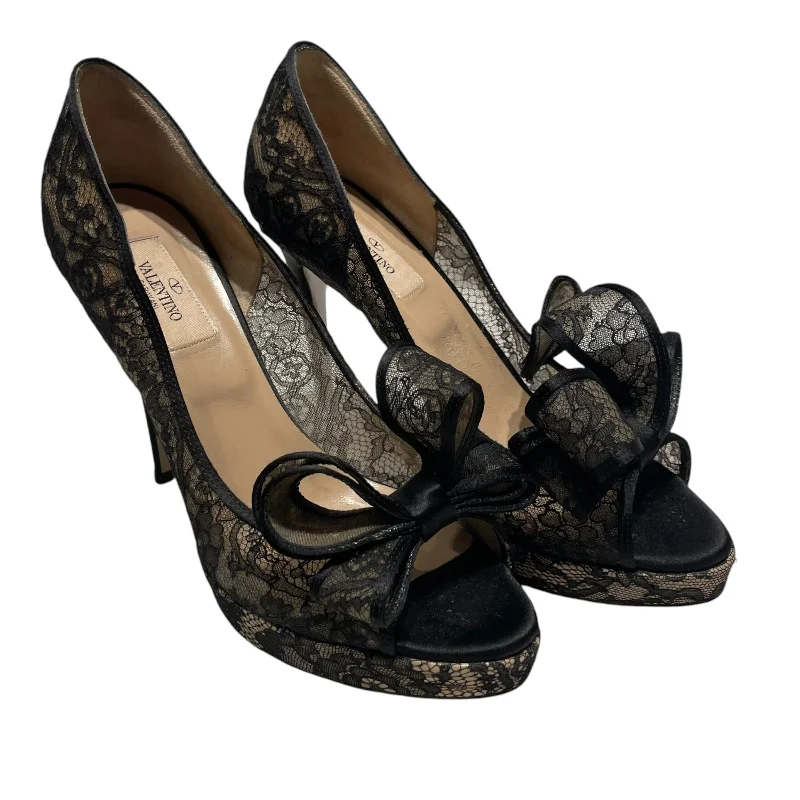 Extra long version VALENTINO GARAVANI/Heels/EU 39/BLK/