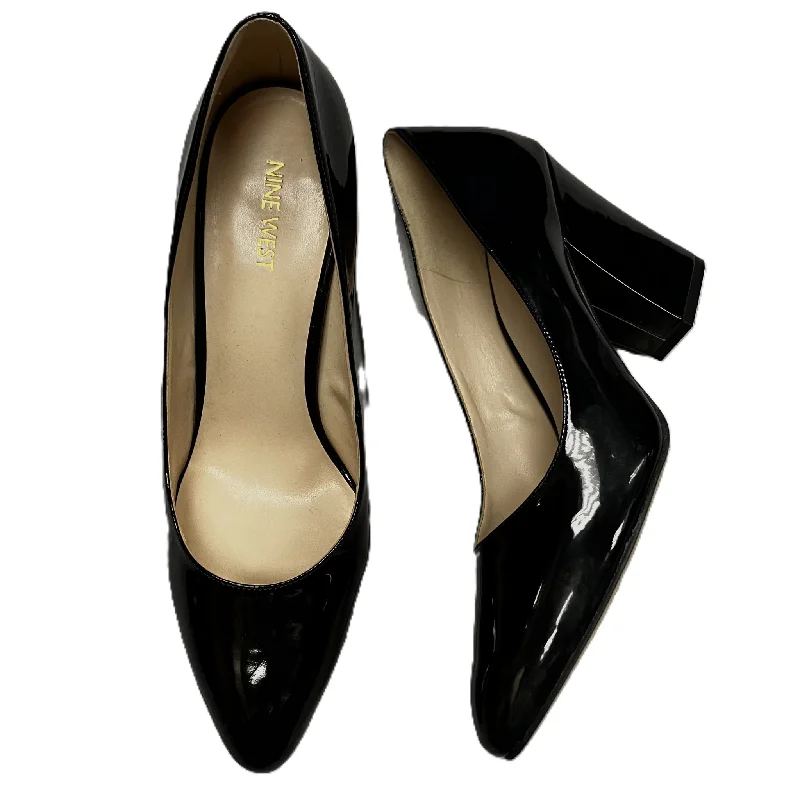 Alice style Shoes Heels Block By Nine West In Black, Size: 10