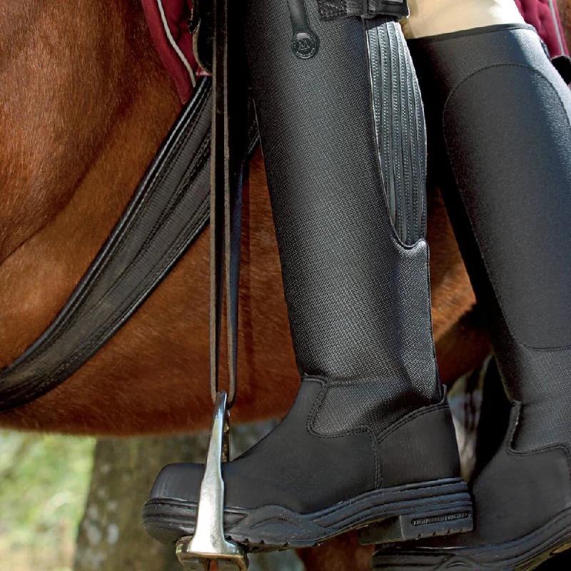 End Of The Year 308002 Mountain Horse Women's Rimfrost Rider III Winter Riding Tall Boot - Black