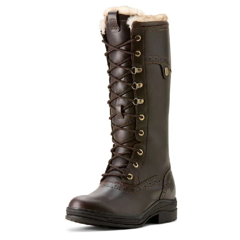 Fresh And Natural 10053840 Ariat Women's Wythburn II Sherpa Waterproof Boot - Dark Mocha