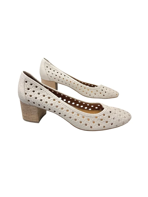 Street Fashion Shoes Heels Block By Patricia Nash In Tan, Size: 9.5