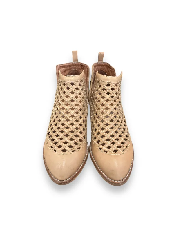 Comfortable down Shoes Heels Block By Jeffery Campbell In Brown, Size: 8