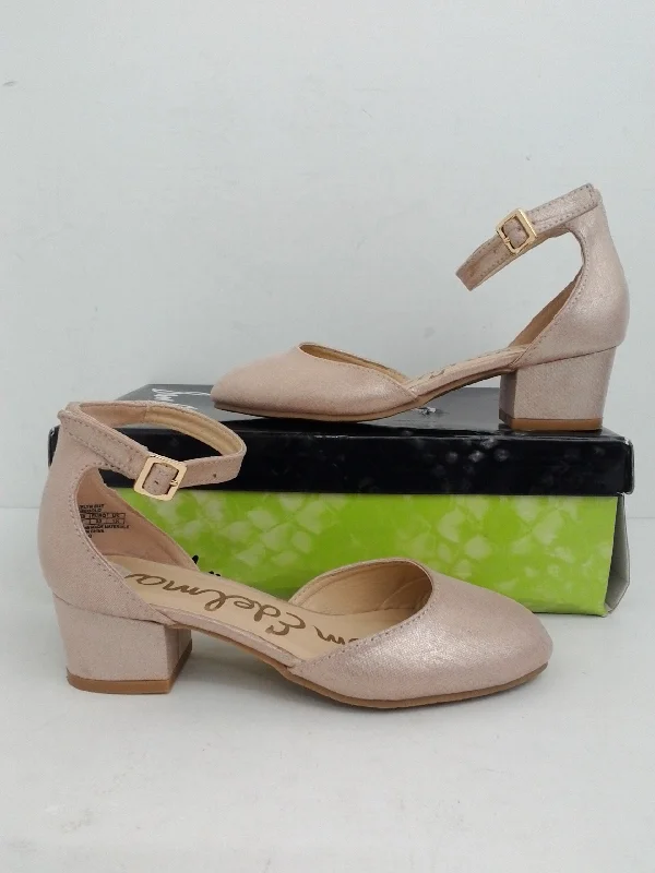 Sports Zipper Style Sam Edelman Women's Evelyn Sue Rose Gold Heel Size 2