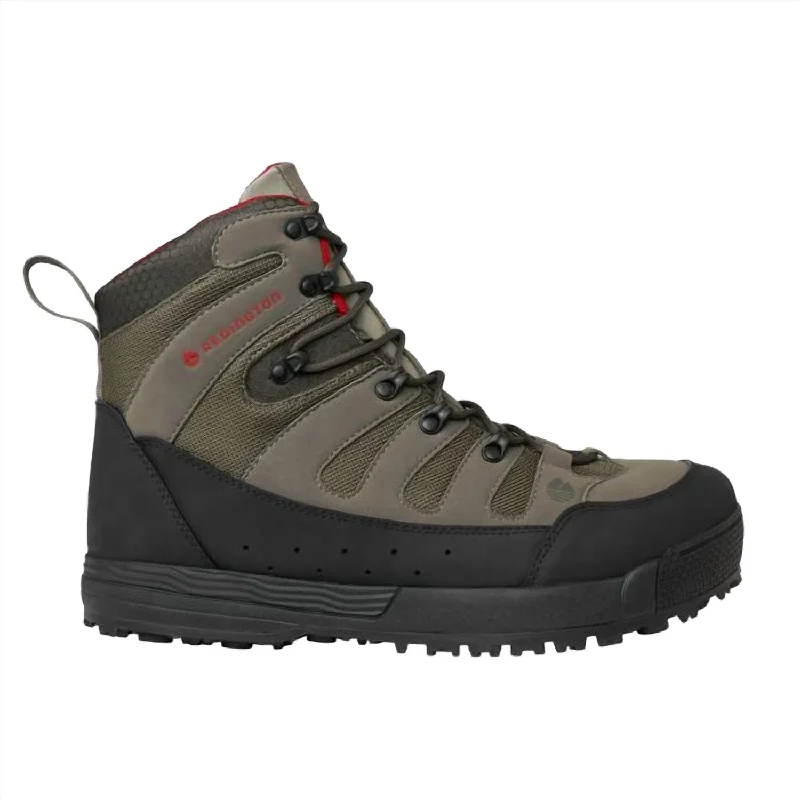 Street Style Unisex Forge Wading Boots In Sticky Rubber Riverbed