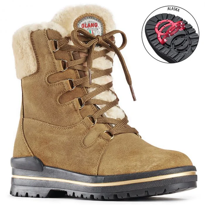 Street Casual Style Olang -Meribel - Cuoio