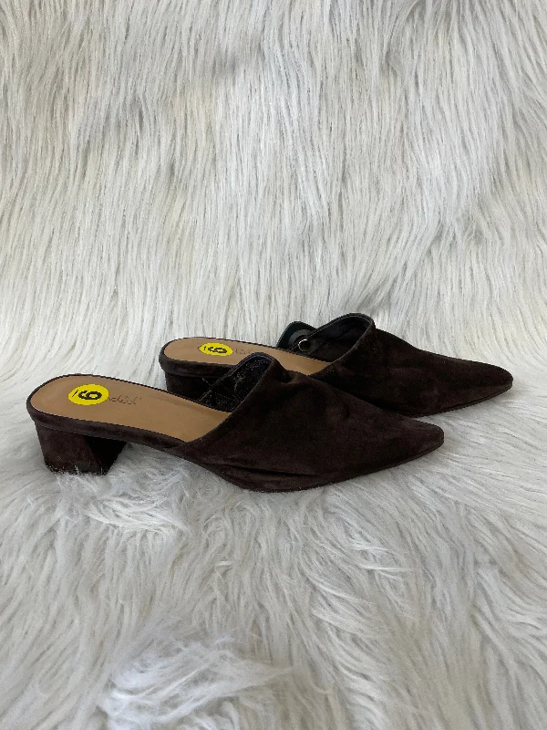 Street Style Suit Shoes Heels Block By Splendid In Brown, Size: 9