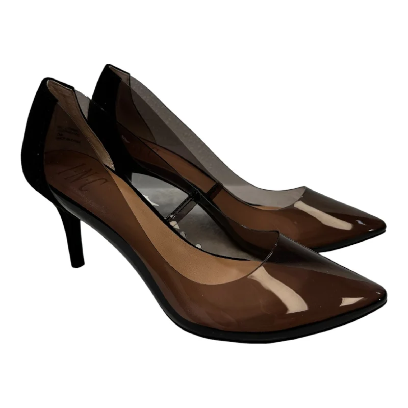 Nightclub Style Shoes Heels Stiletto By Inc In Clear, Size: 7.5