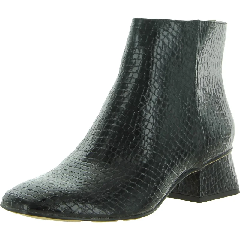 Black Croc Print