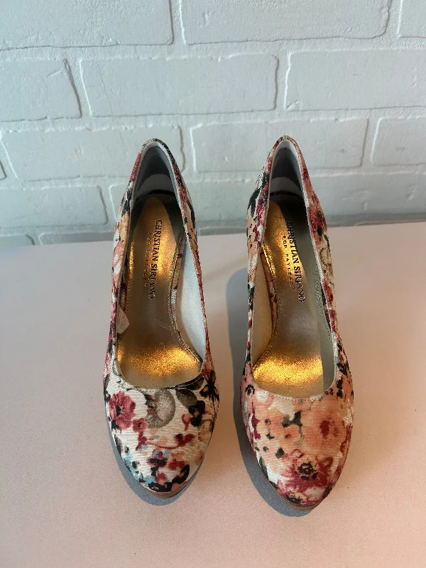 Warm Winter Series Shoes Heels Stiletto By Christian Siriano For Payless In Cream & Pink, Size: 6