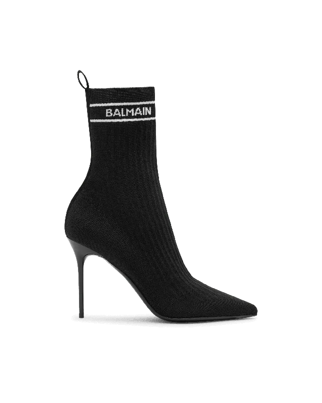 Luxury and fashionable Skye Stretch Knit Ankle Boots