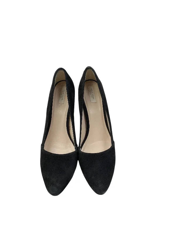 Sports Casual Style Shoes Heels Block By Cole-haan In Black, Size: 11