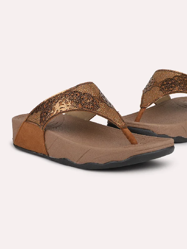 Street Style Women Antique Textured Embellished Open Toe Comfort Heels