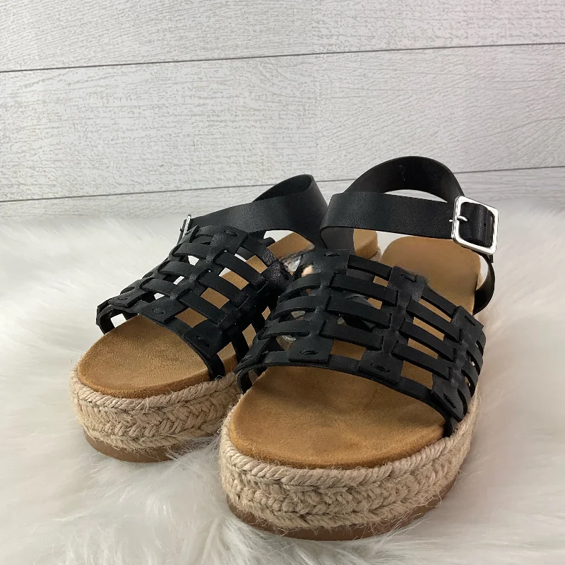 Dynamic Fashion Shoes Heels Block By Wonderly In Black, Size: 8.5