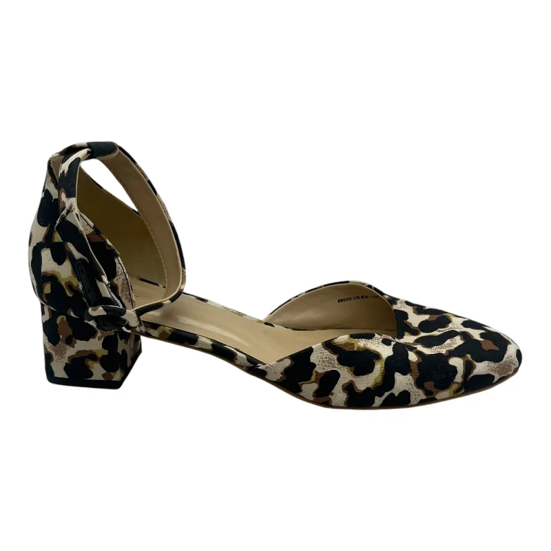 Noble Temperament Shoes Heels Block By Cabi In Animal Print, Size:8.5
